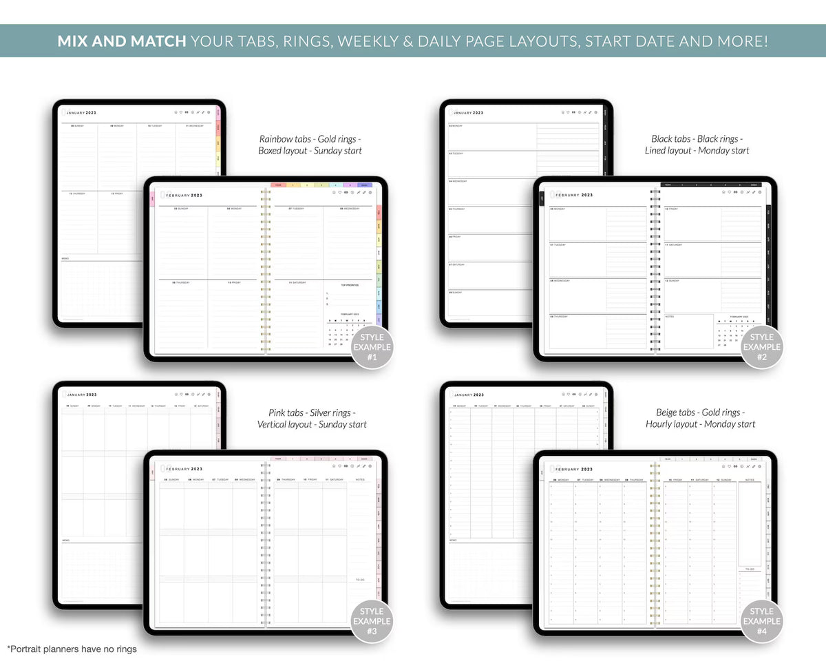 Commercial License - 1 Rebranded Planner Variation From The Ultimate Custom Planner